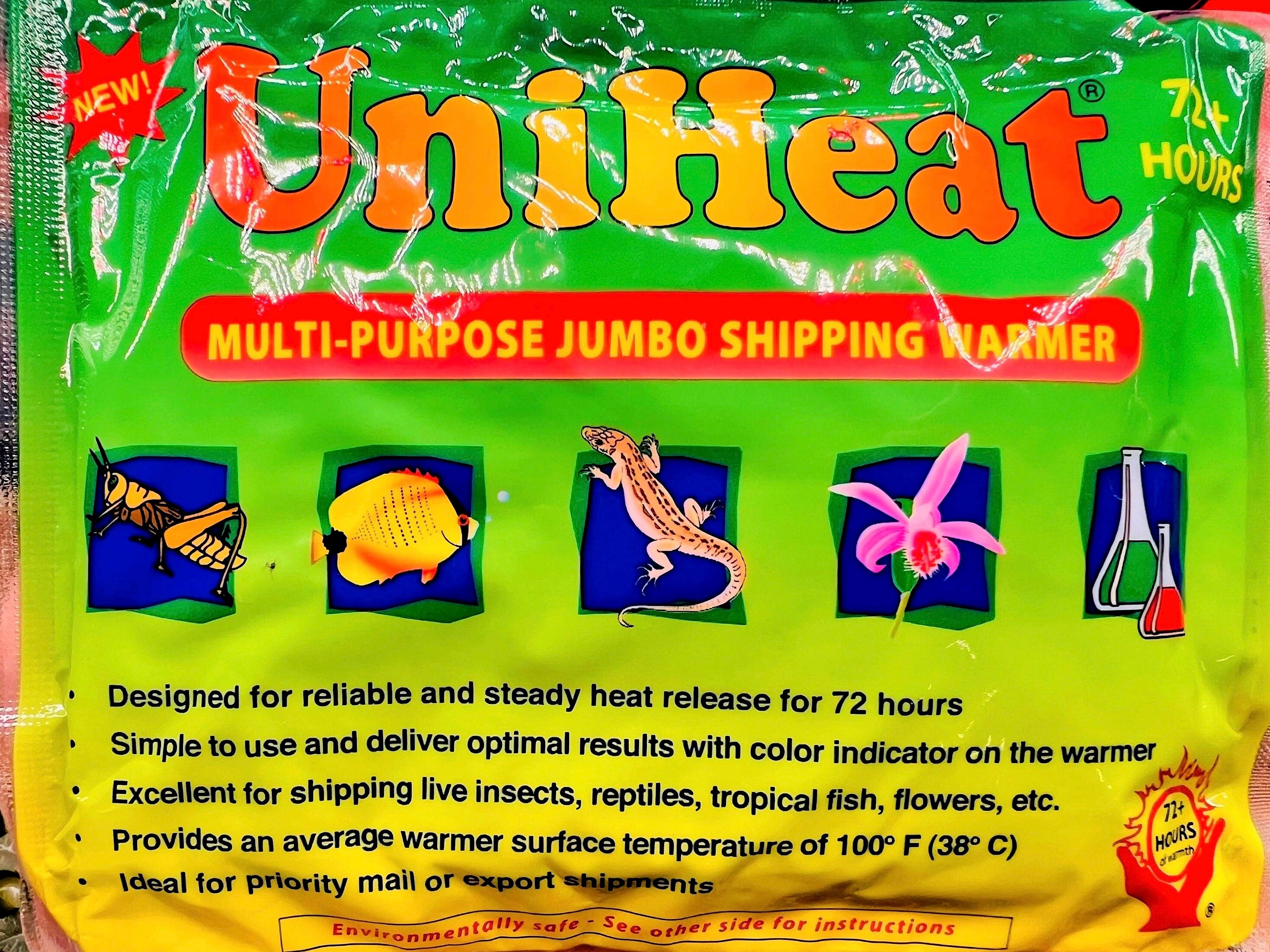 Uniheat 10 Pack 72 Hour Heat Pack - For Baby Chicks, Plants, Fish And Retiles