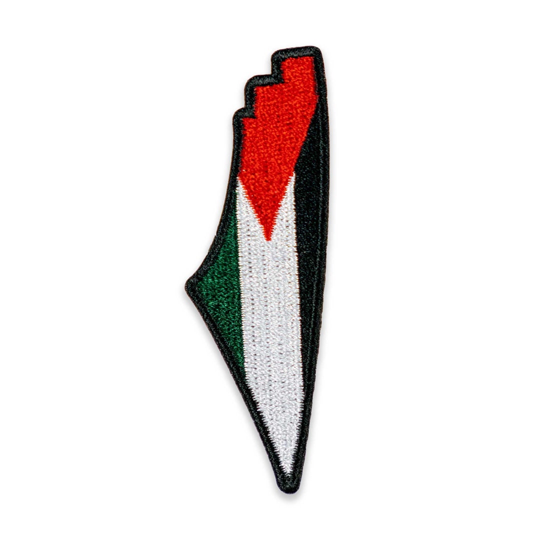 Palestine Map Flag Patch Etsy
