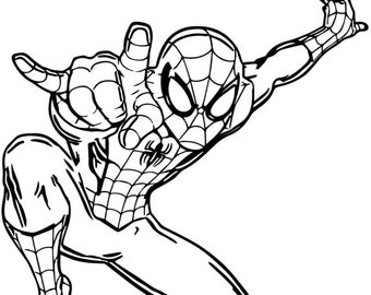 Spider man coloring book - Etsy España