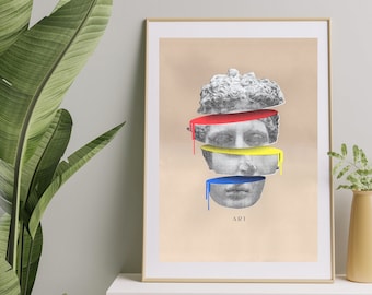 Serigrafía berlinesa "Arte" - Edición limitada, 5 colores