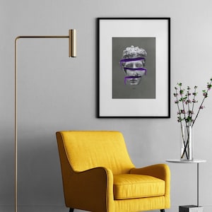 Berlin handmade screen print &quot;Art&quot; - limited edition, 3 coloured