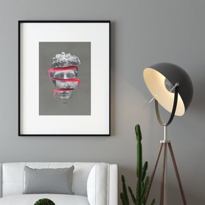 Berlin handmade screen print &quot;Art&quot; - limited edition, 3 coloured