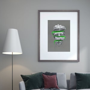 Berlin handmade screen print &quot;Art&quot; - limited edition, 3 coloured
