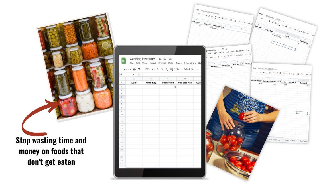 Canning Inventory Spreadsheets Pantry Spreadsheet Canning Spreadsheet
