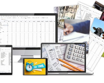 Schedule F Tracker- Farm Expenses Tracker- Taxes Spreadsheet- Schedule F Taxes- Farm Expense- Farm Tax Sheets- Schedule F Taxes Tracker