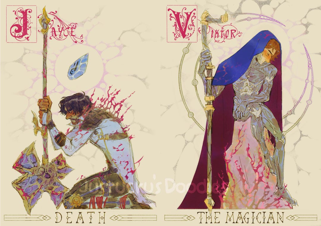 Jayce & Viktor Arcane Tarot PRINT - Etsy