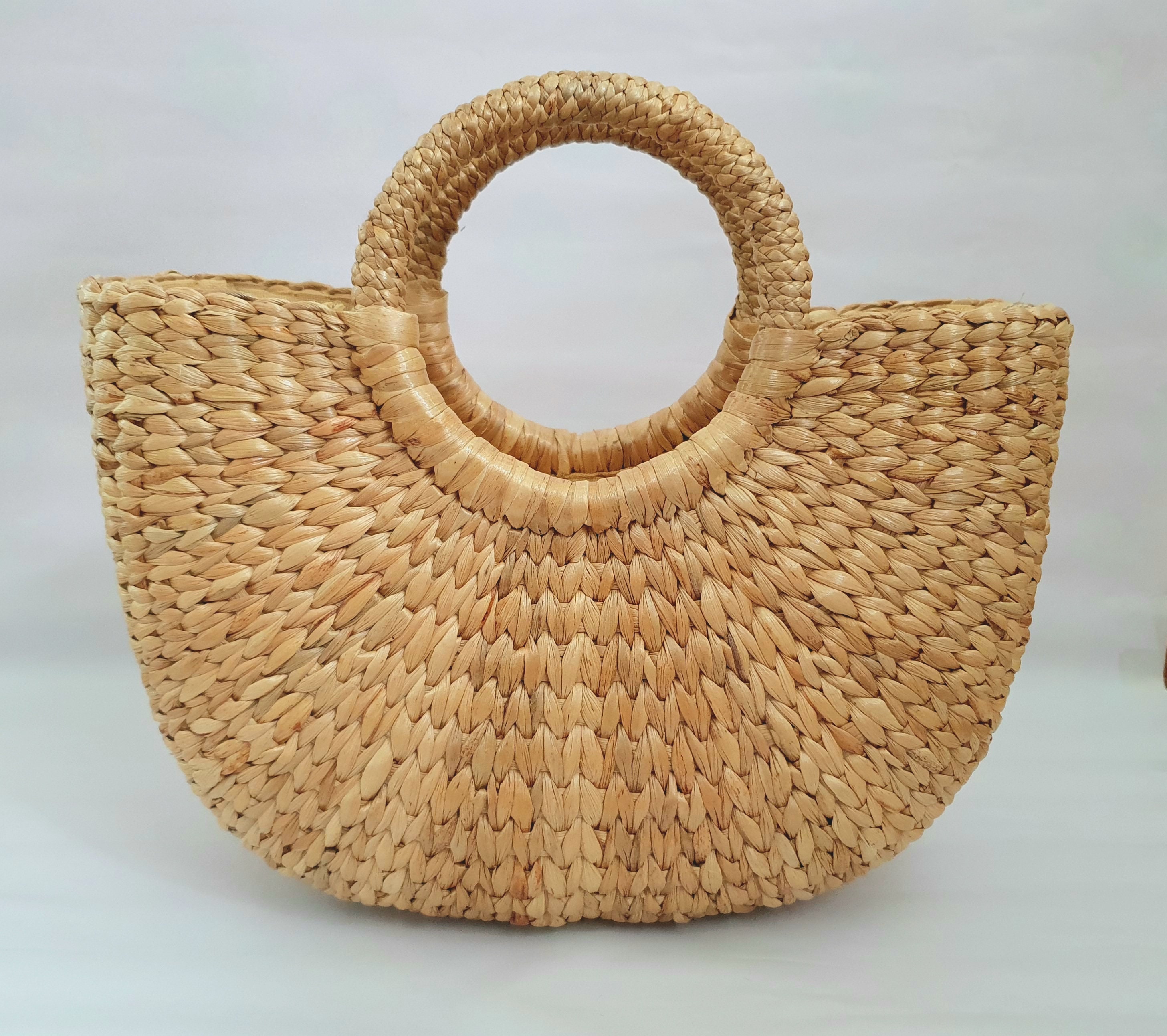 Summer Handwoven Straw Bag in Size Small Made With 100% - Etsy