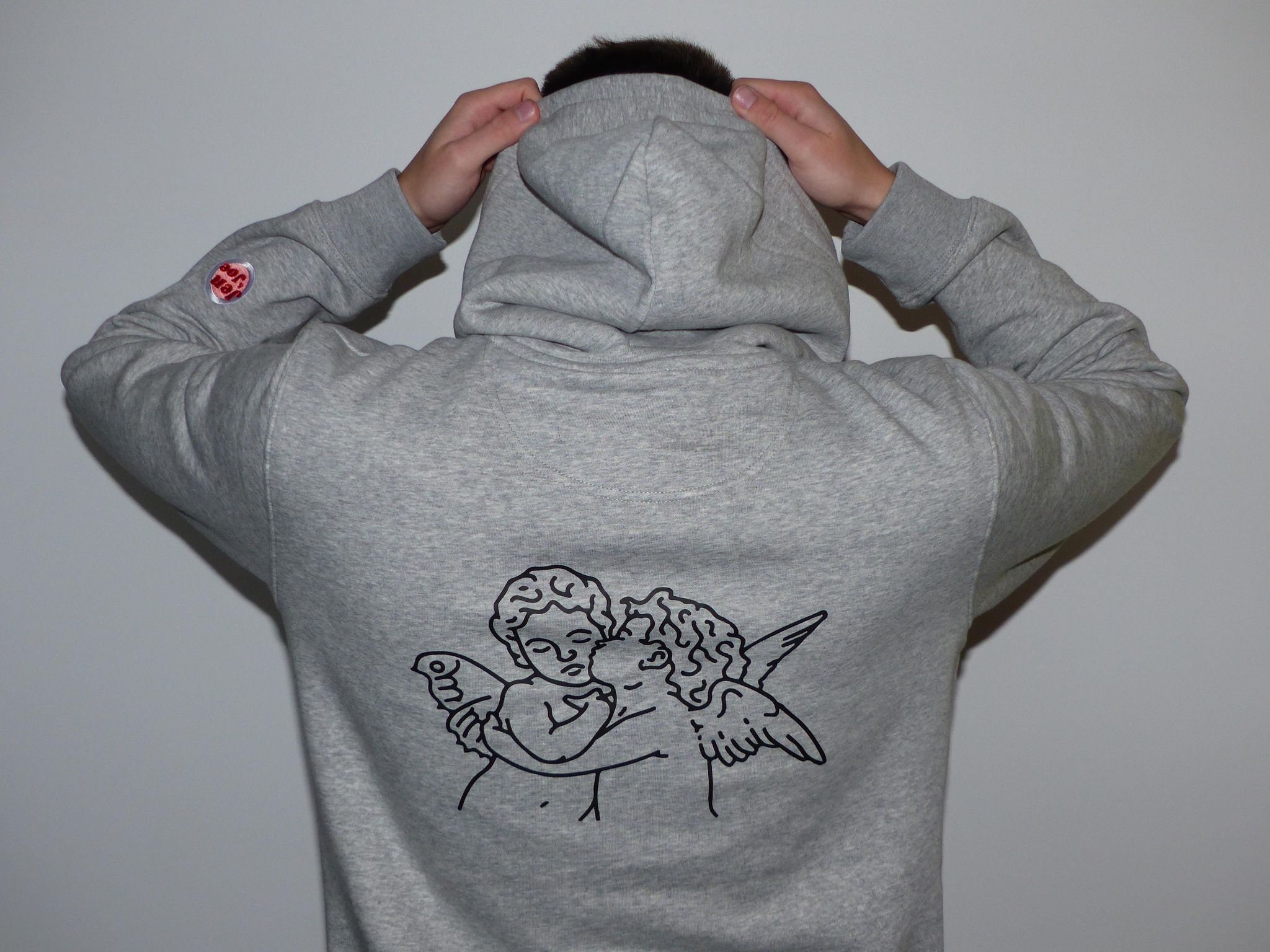 Grey Angel Sweatshirt - Etsy