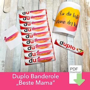 Mom gift, Duplo Mother&#39;s Day, Duplo Mom, You are banderole, Best Mom, Duplo banderole, Thank you Mom, Last minute Mother&#39;s Day gift, PDF