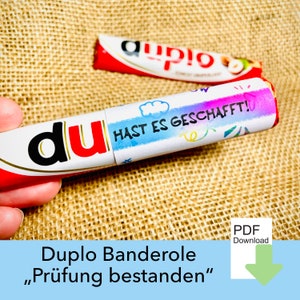 27 Duplo banderol, examen geslaagd, Duplo berichten, rijbewijs, examen geslaagd, bachelor, master, middelbare school afstudeercadeau, DIY, PDF-bestand