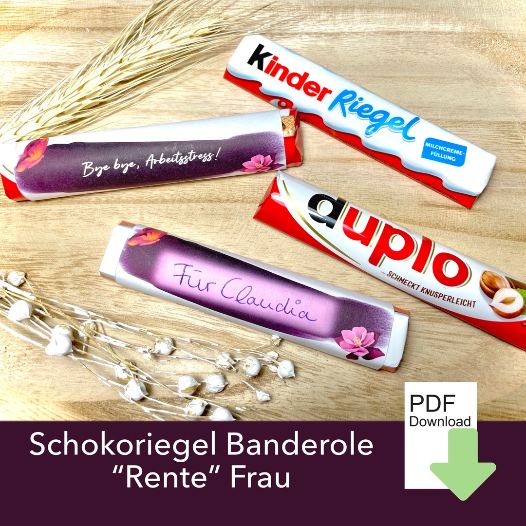 Download 27 Duplo Banderole, Kinder Bar Banderole, Retirement Messages ...