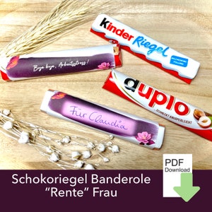 Download 27 Duplo banderole, Kinder bar banderole, retirement messages for you, retirement, farewell gift colleague, farewell