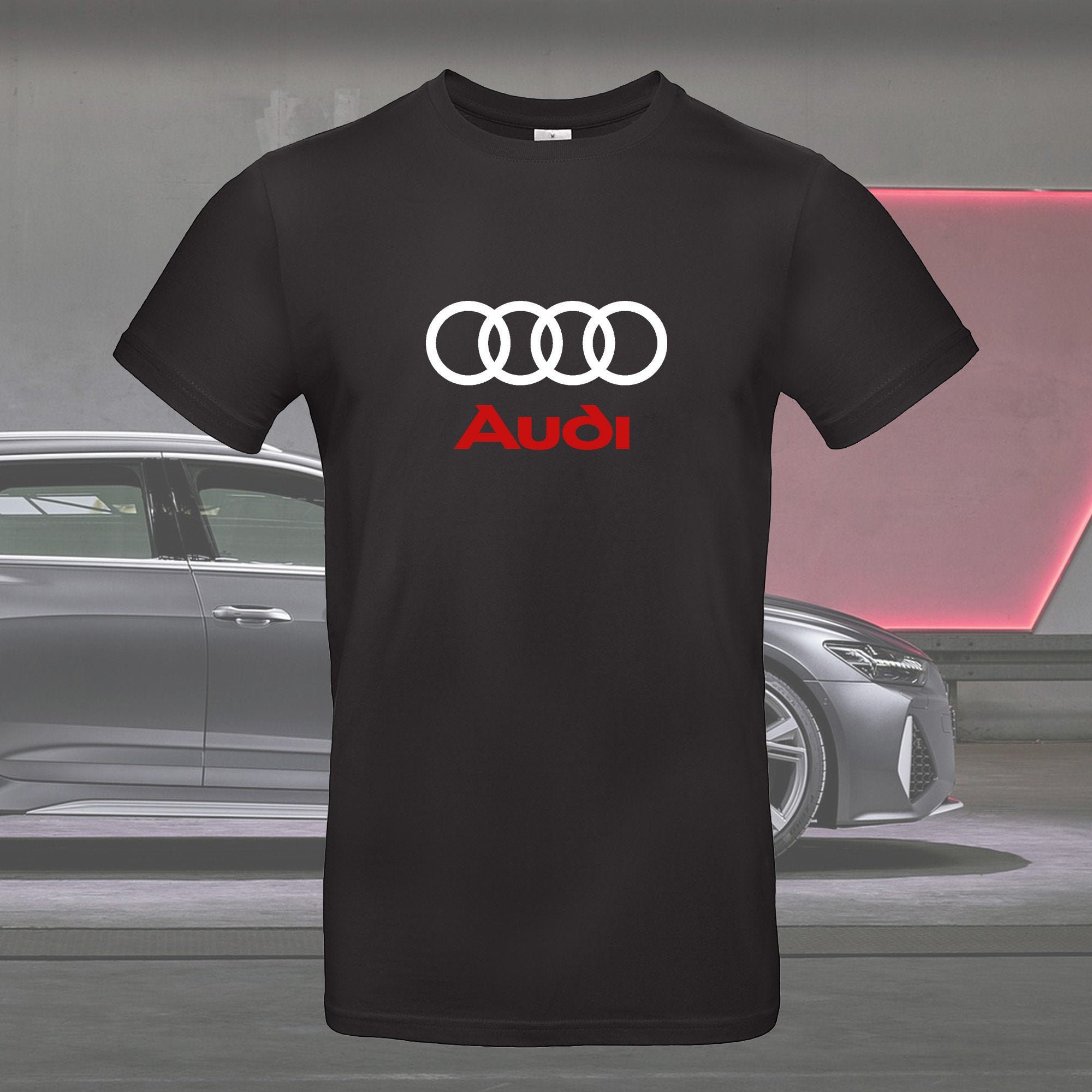 Audi T-shirt Audi Logo Shirt Unisex Car 
