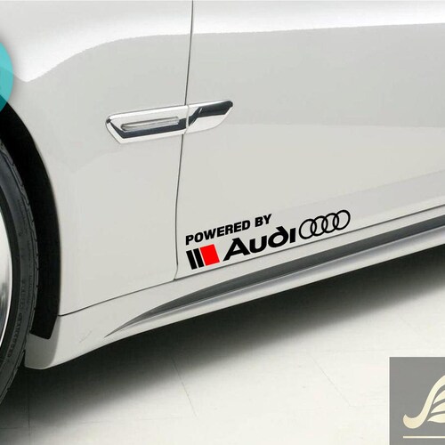 AUDI SPORT X2 Decal Stickers Racing S Line Quattro Window Etsy