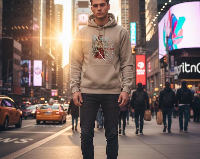 Featured listing image: Gladiator embroidered on sweatshirt made in Rome