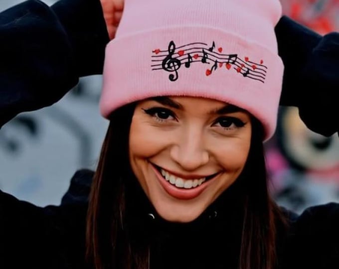 Featured listing image: Beautiful winter hat embroidered with many patterns