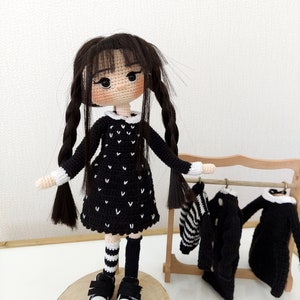 Witch doll for sale, Handmade stuffed doll, Amigurumi finished doll, Enid  doll, Granddaughter gift