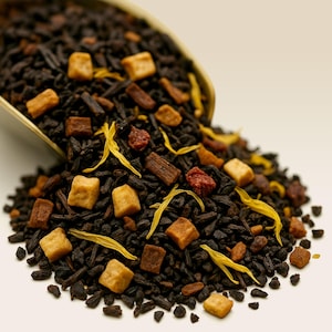 Tarte Tatin Tea 140g | Dessert Black Loose Leaf | Apple, Caramel, Spiced Indulgence