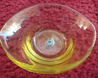 Murano Signed Little Green Glass Circa 1970s Complete with original box