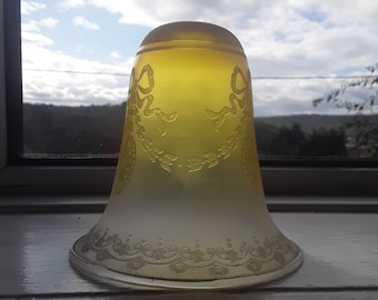 Antique Yellow Coloured Lampshade