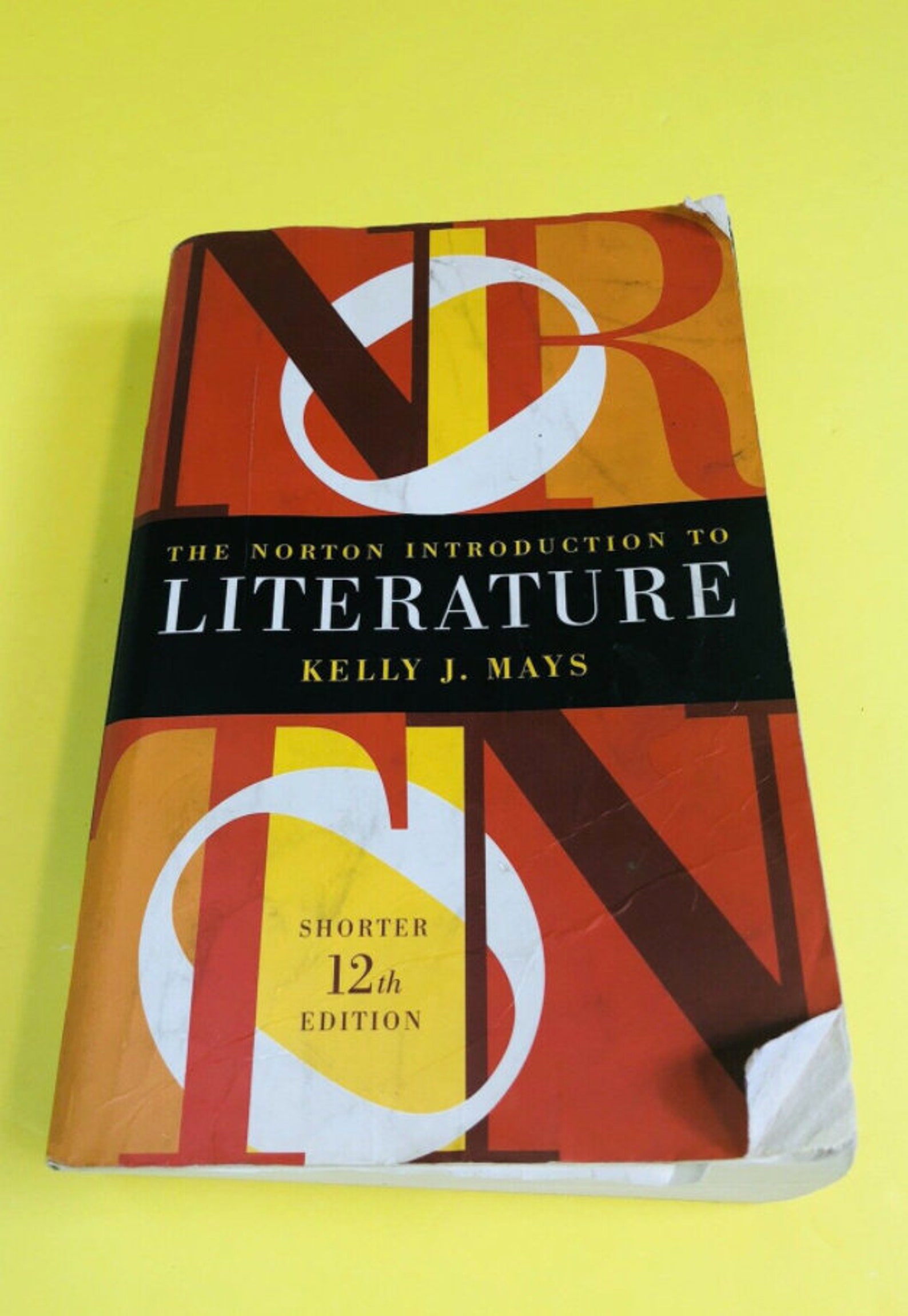 The Norton Introduction to Literature by Kelly Mays Hey | Etsy