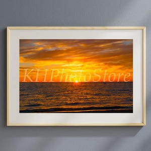 Sunset in St Kilda - Melbourne, Australia - Printable Digital Image - Printable Wall Art