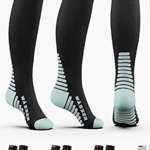20-30mmHg Graduated Compression Socks for Nurses and Healthcare | Gift for Nurses | Gift for Athletes | Fitness Socks | Running Socks