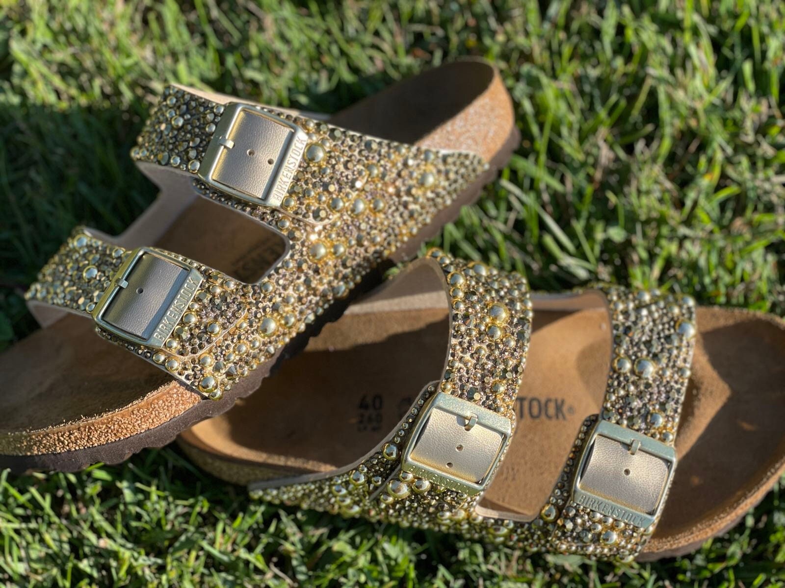Crystal Birkenstock - Etsy