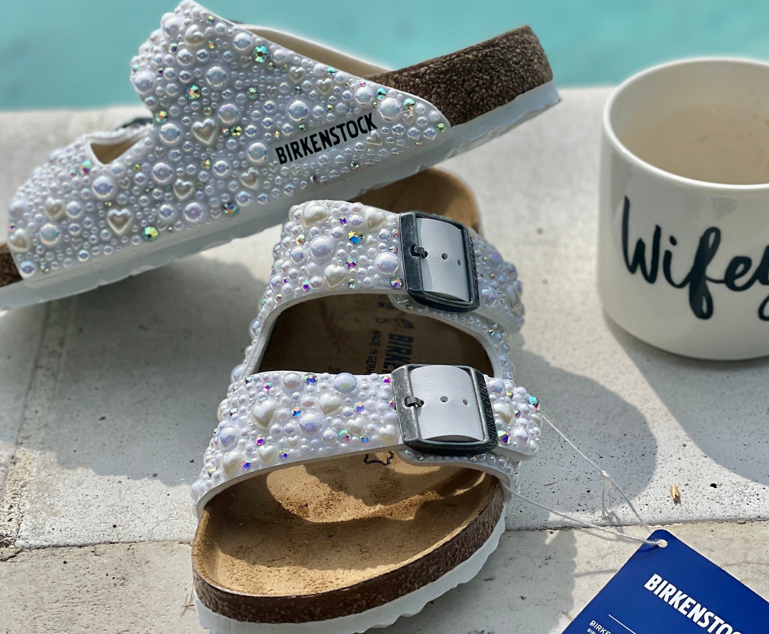 Glitter Birkenstock - Etsy UK