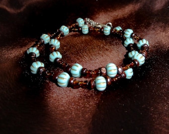 70’s inspired round beaded necklace | vintage jewellery | 70’s accessories | handmade jewellery | vintage inspired | hippie jewellery | gift