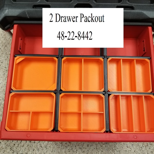Miliakee Bins Packout 2 Drawer Etsy