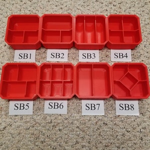 Packout Custom Square Thin Bins - 10 Options