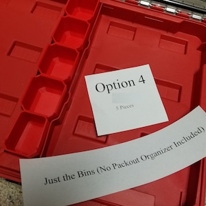 Packout Middle Bins Option 4