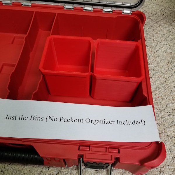Packout TALL Half Bins with LIP (qty 2)