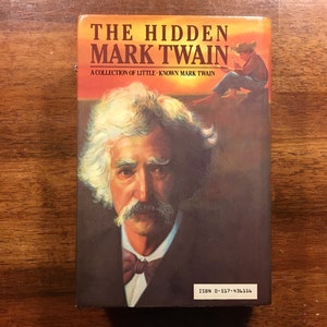 1984 The Hidden Mark Twain, HC/DJ, Vintage 80s, Hardcover Book, First Printing, Fiction Literature