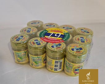 12 inhaladores herbales tailandeses auténticos: aromaterapia tailandesa para aliviar la congestión y el dolor de cabeza.