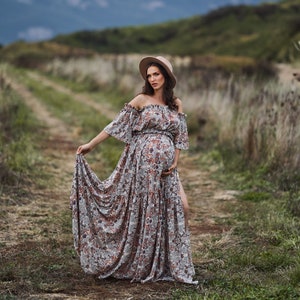 two piece dress for maternity  fall photoshoot