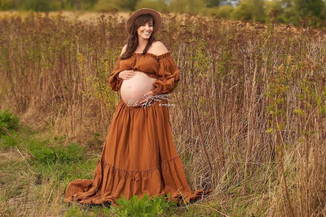 flowy dress maternity photos Maternity Photoshoot Dress | Photoshoot Ruched Gown | Flowy Long Dress | Flying Dress for Photoshoot