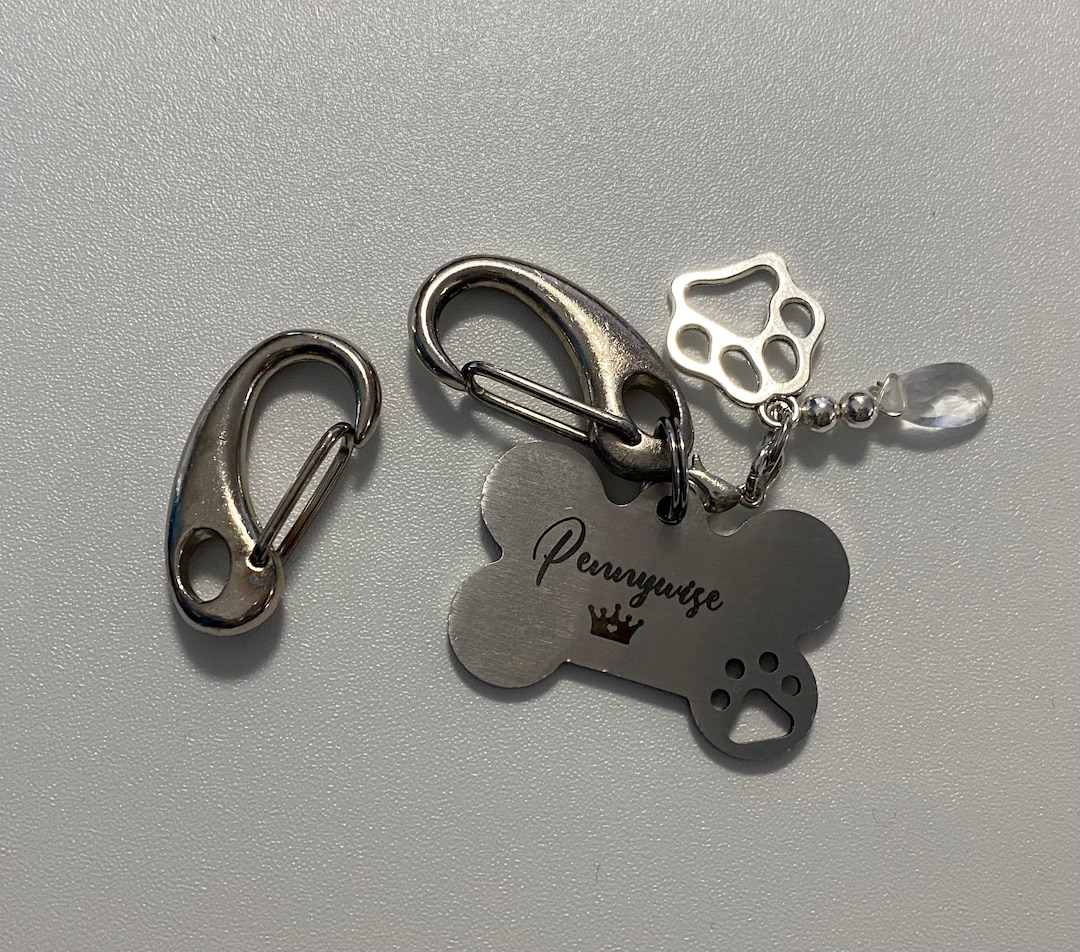 Dog ID Tag Clip for Easy Tag Change Between Collars. 1 1/4 Etsy