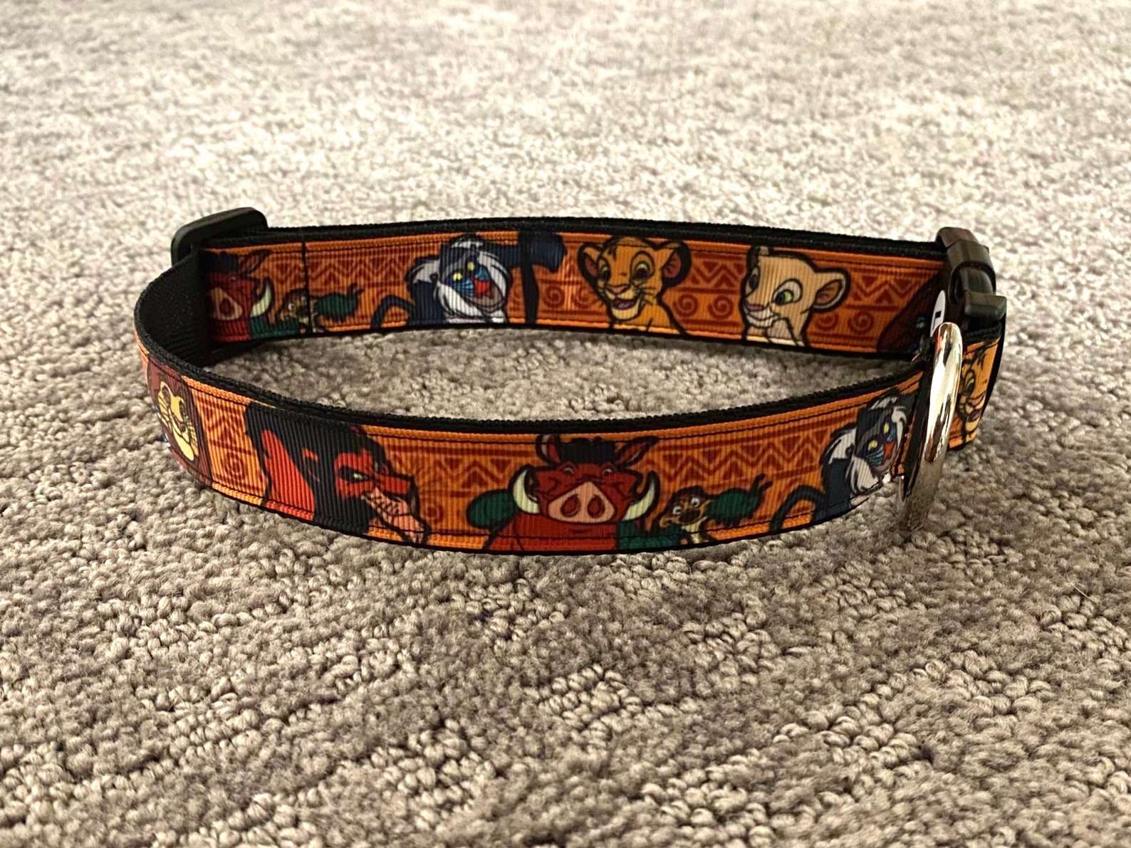 Disney Lion King pet collar. Simba Nala Scar Mufasa Timon Etsy
