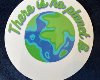 There is no planet B vinyl CLEAR sticker
