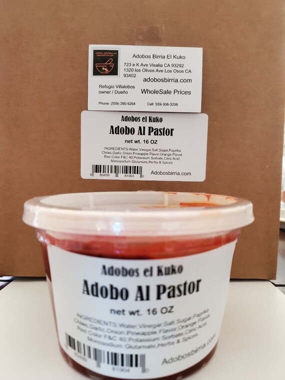 Al Pastor adobo marinade cooking sauce chili paste to make Etsy