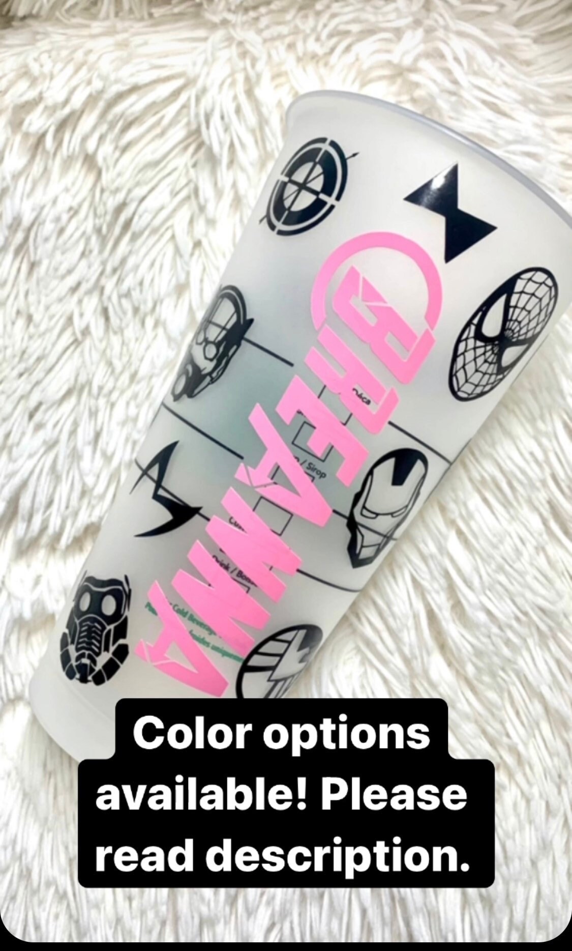 Personalized Avengers Cup Etsy