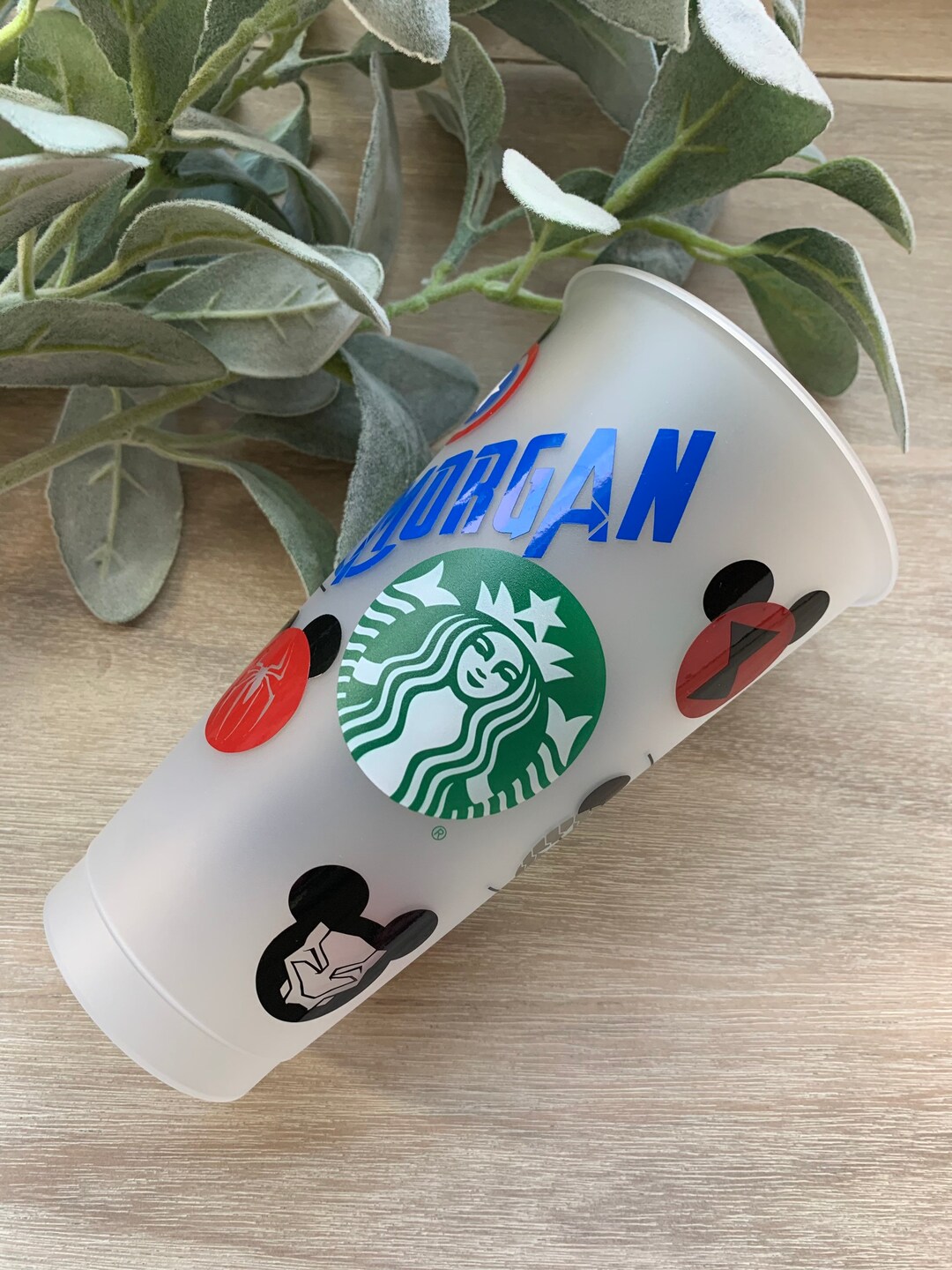 Personalized Avengers Cup Marvel Avengers Starbucks Cup Starbucks