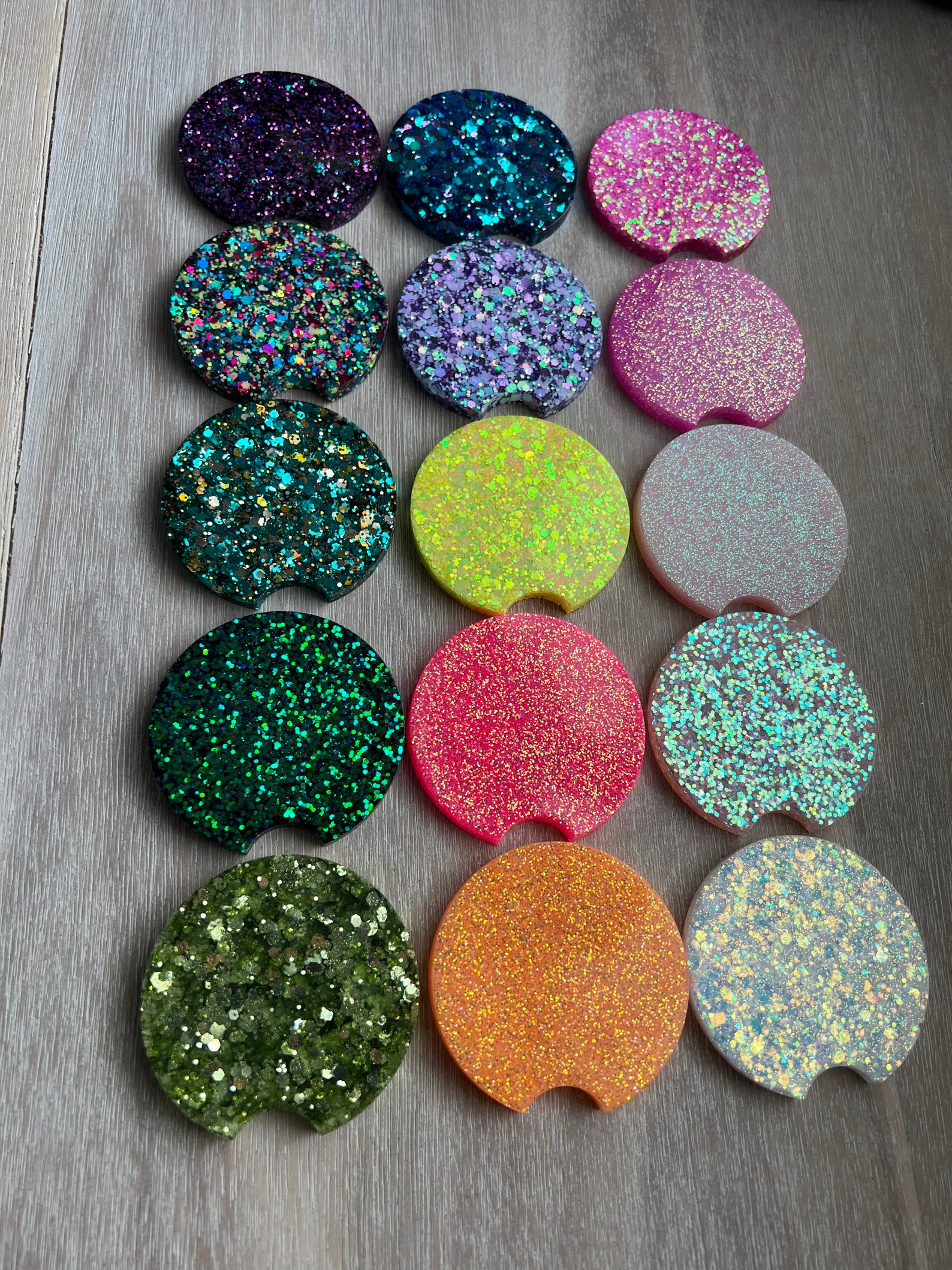 Glitter Car Coasters| Friends Coaster | Car Accessories | Set of Two ...