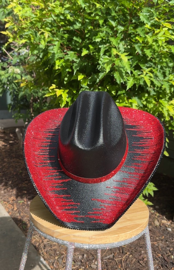 Cappello Costume Wild West Cappello Da Cowboy Rosa Con Stelle - Accessorio Western Elegante Per Costume Cowgirl Cappello Costume Western - Foto 2