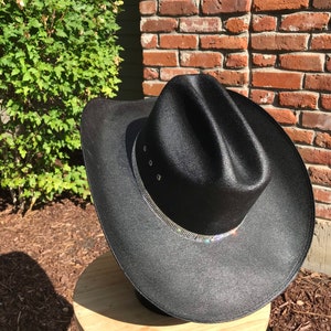Custom Cowboy / Cowgirl Hats With Rhinestone Band. Choose Any Color - Etsy