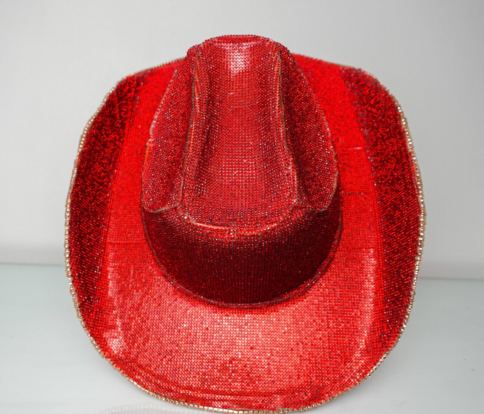 Glow in Dark Rhinestone Cowgirl Hat 