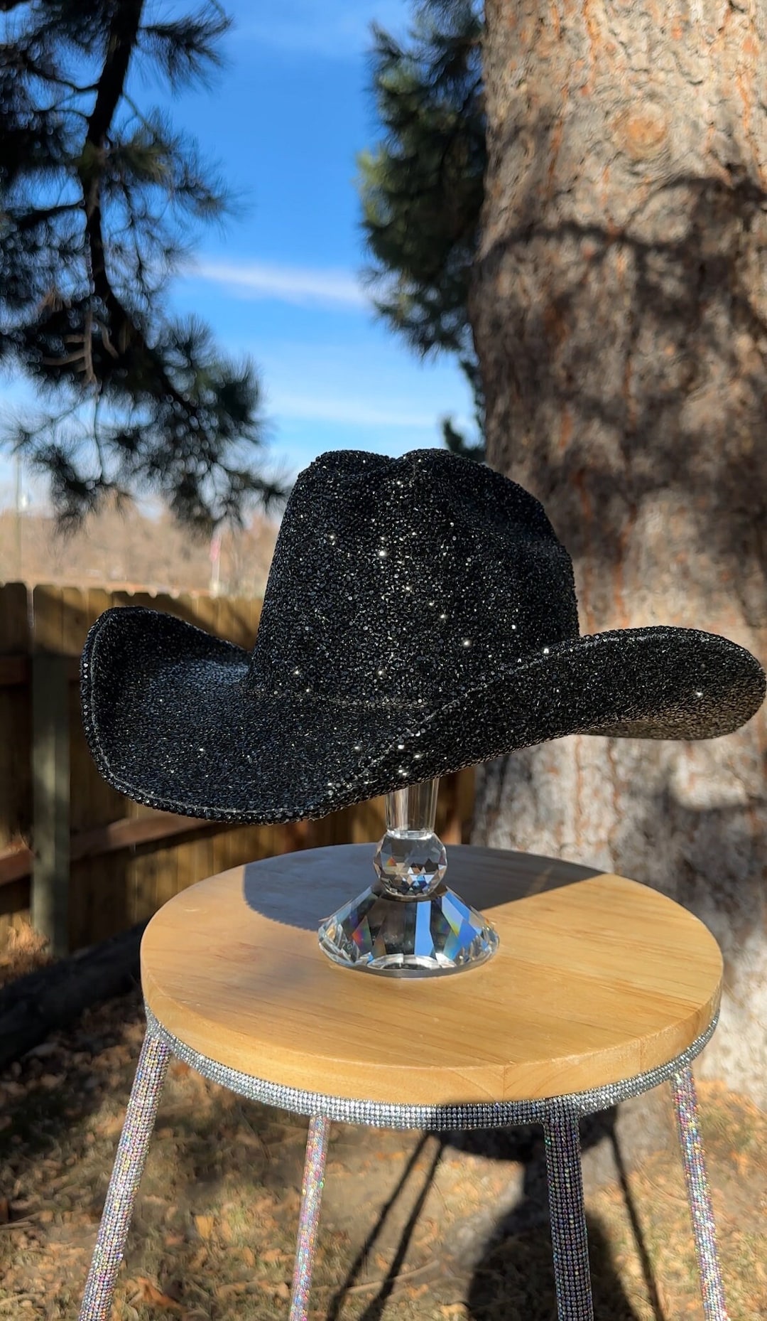 Crushed Rhinestone Cowgirl Western Country Concert