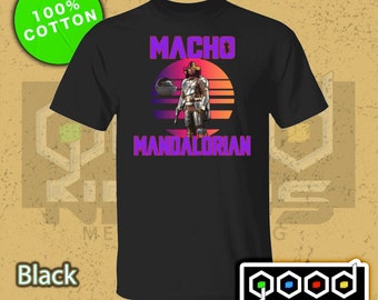 Macho Mandalorian 5.3 oz. Camiseta